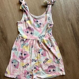 Colorful LOL Surprise Romper sz 7/8y